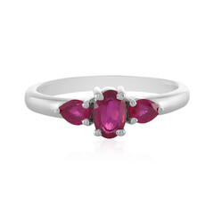 Madagascar Ruby Silver Ring