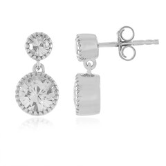 Zircon Silver Earrings