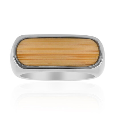 Natural Bamboo Silver Ring (TPC)