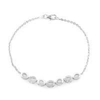 I2 (I) Diamond Silver Bracelet