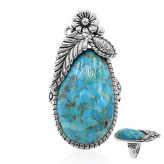 Kingman Blue Mojave Turquoise Silver Ring (Art of Nature)