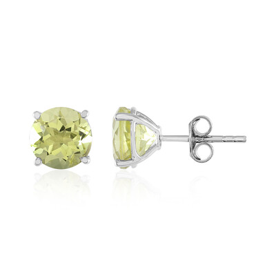 Ouro Verde Quartz Silver Earrings