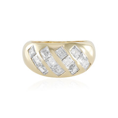 9K Zircon Gold Ring (Adela Gold)