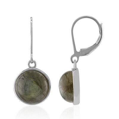 Labradorite Silver Earrings