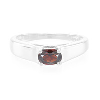 Chocolate Zircon Silver Ring