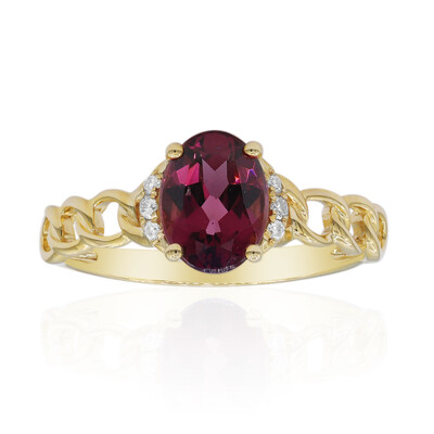 10K Rhodolite Gold Ring