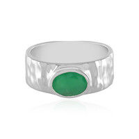 Brazilian Emerald Silver Ring