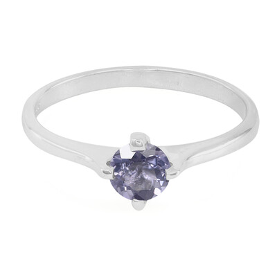 Blueberry Quartz Silver Ring