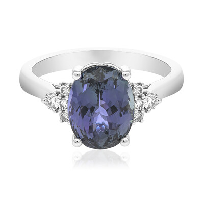 14K Unheated Tanzanite Gold Ring (CIRARI)