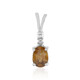 Mandarin Zircon Silver Pendant