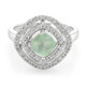 Prehnite Silver Ring