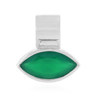 Green Onyx Silver Pendant