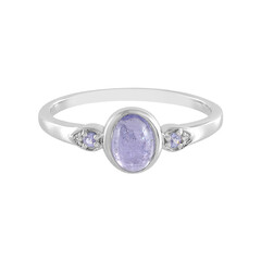 Tanzanite Silver Ring