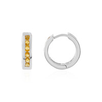 Citrine Silver Earrings