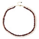 Mozambique Garnet Silver Necklace