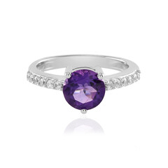 Siberian Amethyst Silver Ring