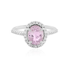 Kunzite Silver Ring