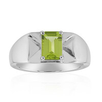 Jilin Peridot Silver Ring (Pallanova)