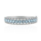 Sky Blue Topaz Silver Bangle