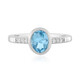 Swiss Blue Topaz Silver Ring