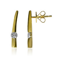 18K VS1 (F) Diamond Gold Earrings (adamantes [!])