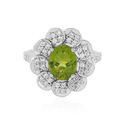 Peridot Silver Ring