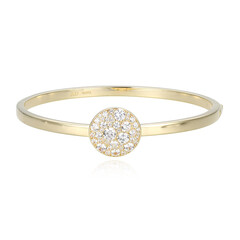 Zircon Silver Bangle