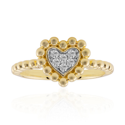 9K SI1 (G) Diamond Gold Ring (Annette)