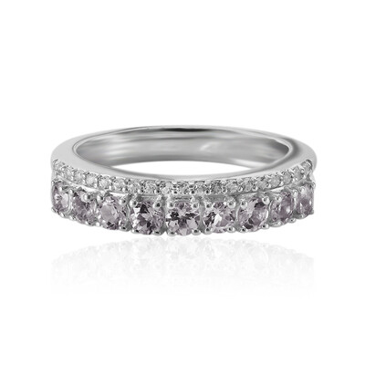 Ouro Preto Pink Topaz Silver Ring