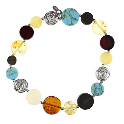 Baltic Amber Silver Bracelet (dagen)