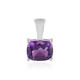 Siberian Amethyst Silver Pendant