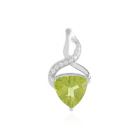 Peridot Silver Pendant