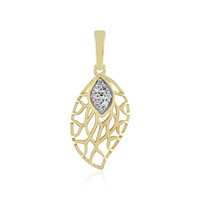 9K I2 (I) Diamond Gold Pendant (Ornaments by de Melo)