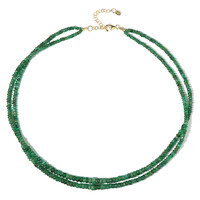 Brazilian Emerald Silver Necklace