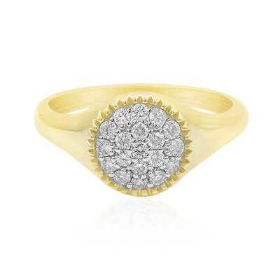 9K SI2 (G) Diamond Gold Ring (Annette)