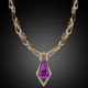 18K Patroke Kunzite Gold Necklace (de Melo)