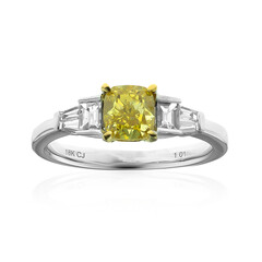 18K SI2 Yellow Diamond Gold Ring (CIRARI)