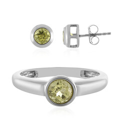 Ouro Verde Quartz Silver Ring