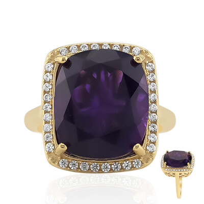 Moroccan Amethyst Silver Ring