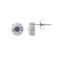 Tanzanite Silver Earrings