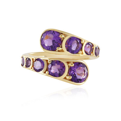 Siberian Amethyst Silver Ring (de Melo)