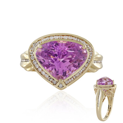 14K Patroke Kunzite Gold Ring (de Melo)