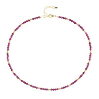 Mozambique Ruby Silver Necklace