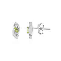 Peridot Silver Earrings