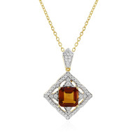 Madeira Citrine Silver Necklace