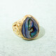 Abalone Shell Silver Ring (Art of Nature)