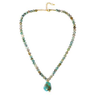 Morenci Turquoise Silver Necklace