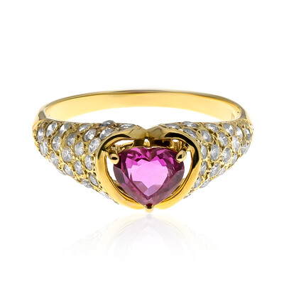 18K Pink Sapphire Gold Ring (CIRARI)