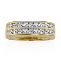 18K IF (D) Diamond Gold Ring