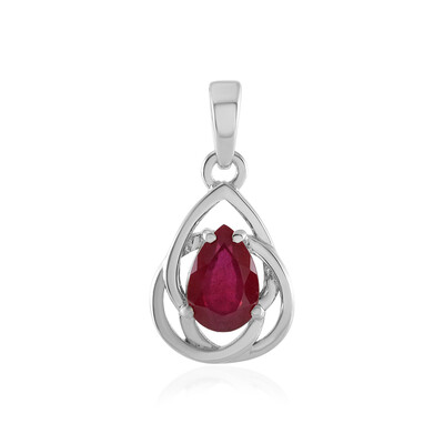 Madagascar Ruby Silver Pendant